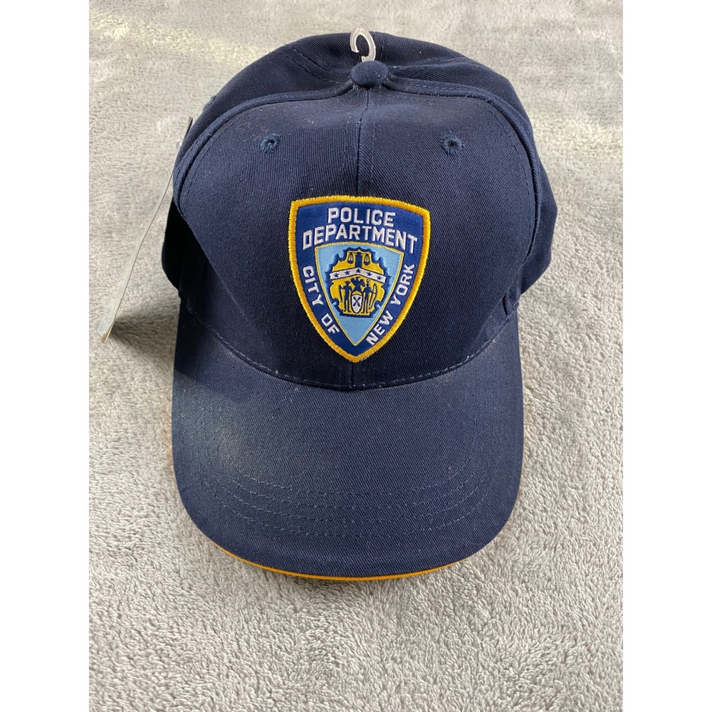 NYPD New York City Police Department Navy Blue Adjustable Baseball Cap Hat NEW